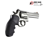 Hogue Smith & Wesson K & L Frame Round Butt Rubber Monogrip, Black